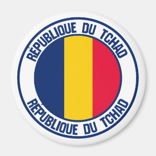 Chad Round Emblem Magnet
