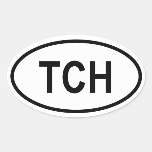 Chad "TCH" Ovaler Aufkleber
