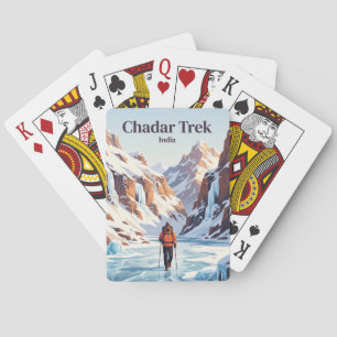 Chadar Trek Indien Spielkarten