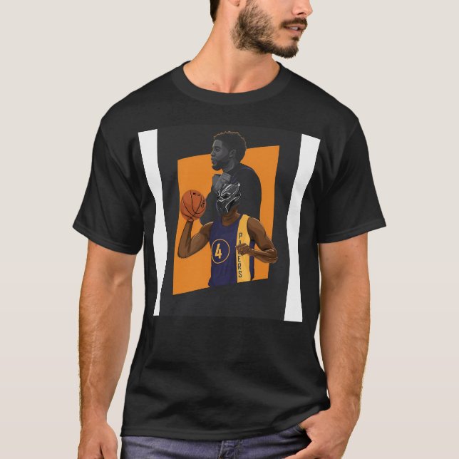 Chadwick Boseman und Victor Oladipo T-Shirt (Vorderseite)