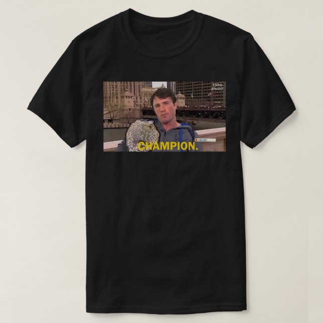 Chael Sonnen Middleweight Champ Classic T Shirt (Design vorne)