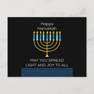 Chag Hanukkah Sameach Feiertagspostkarte