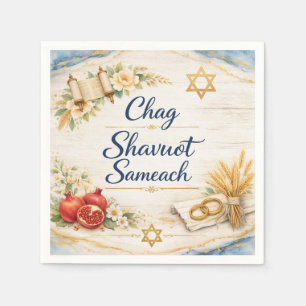 Chag Schawuot Sameach, Frohes Schawuot Serviette