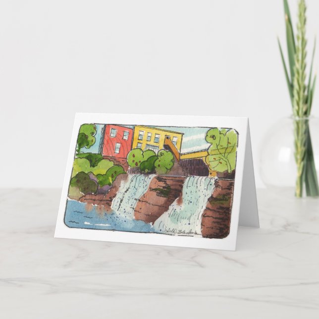 Chagrin-Fälle Faltkarte Karte (Vorderseite)