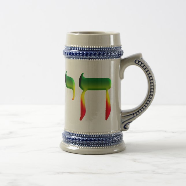 Chai Bierglas (Rechts)