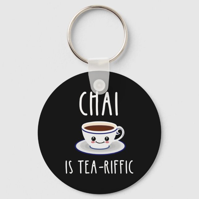 Chai ist Tea-Riffic Schlüsselanhänger (Vorderseite)