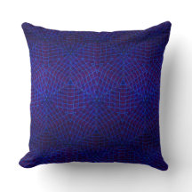 Chain Link Blue 20x20 Throw Kissen