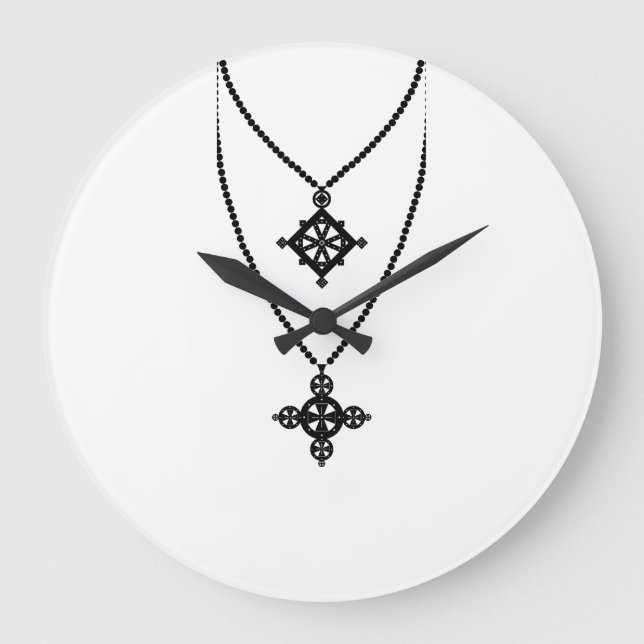 Chain & Pendant Große Wanduhr (Vorderseite)