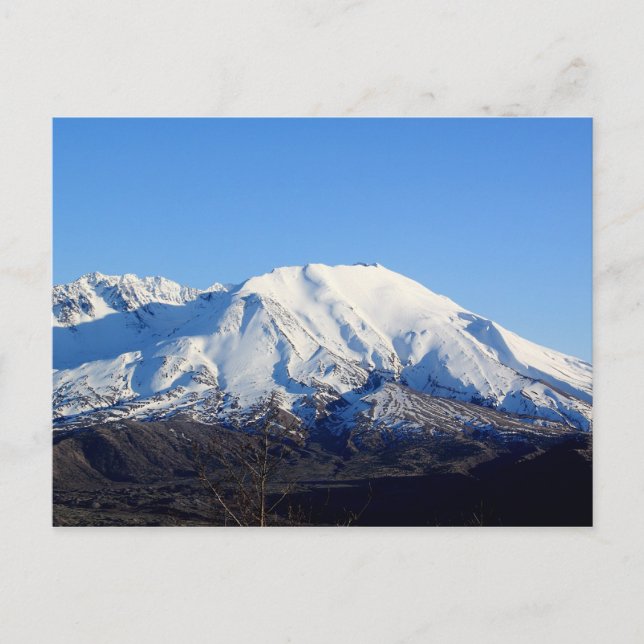 Chaîne de neige près de Mt. Sainte-Hélène Carte po (Devant)