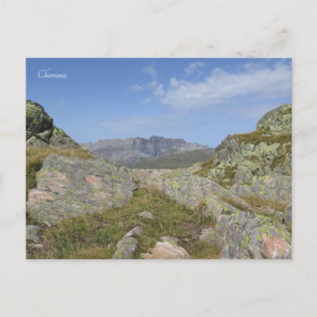 Chaine des Fiz Chamonix Postkarte (Vorderseite)