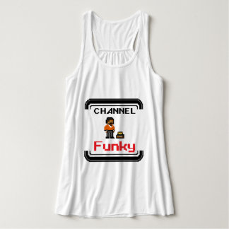 Chaîne Funky Pixel Art T-Shirt Débardeur