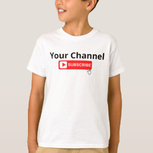 Chaîne personnalisée S'abonner T-Shirt