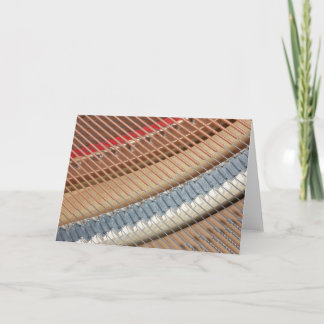 Chaînes de piano - Carte de note blanche