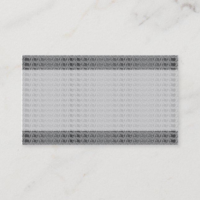 Chainmail Rüstungs-Geschäftskarte Vorlagen Visitenkarte (Vorderseite)