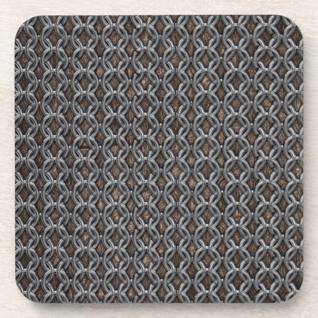 Chainmail Untersetzer (Vorderseite)