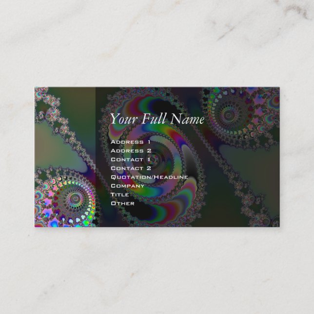 Chainsaw - Fraktal Visitenkarte (Vorderseite)