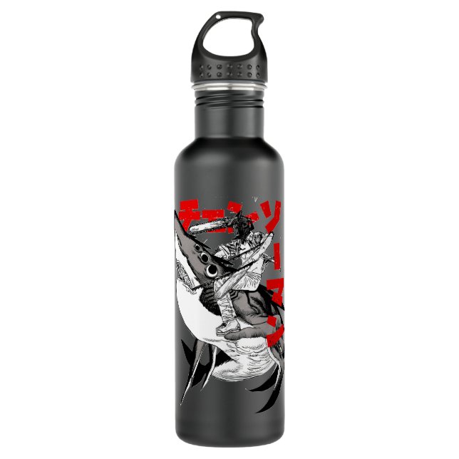 Chainsaw Man Squad Classic Edelstahlflasche (Vorderseite)