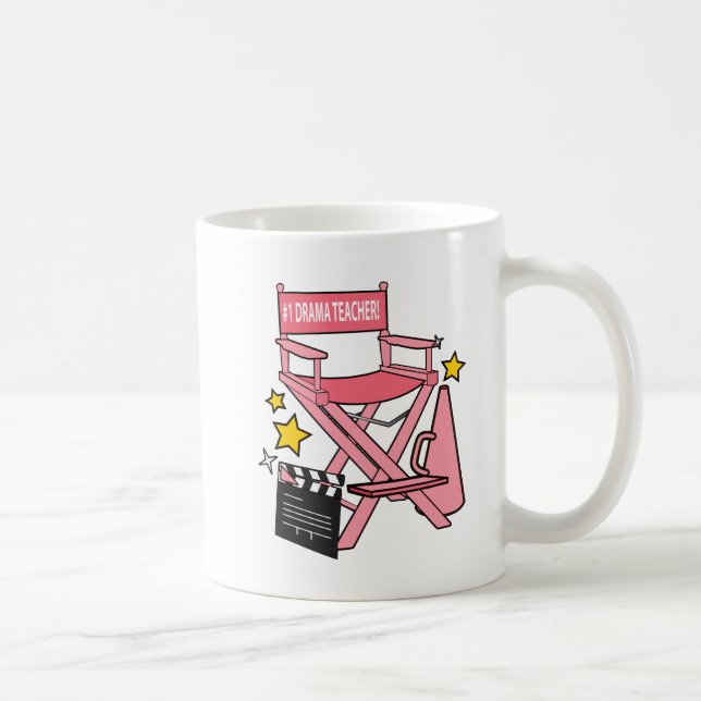 Chair Direktors: Drama-Lehrer der Nr.-eine Kaffeetasse (Rechts)