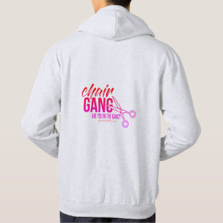 CHAIR GANG graues Logo Hoodie