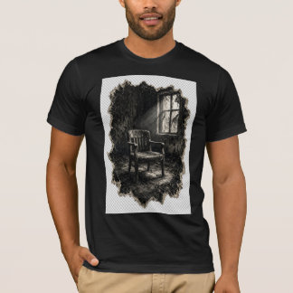 Chaise abandonnée T-shirt sombre grunge gothique