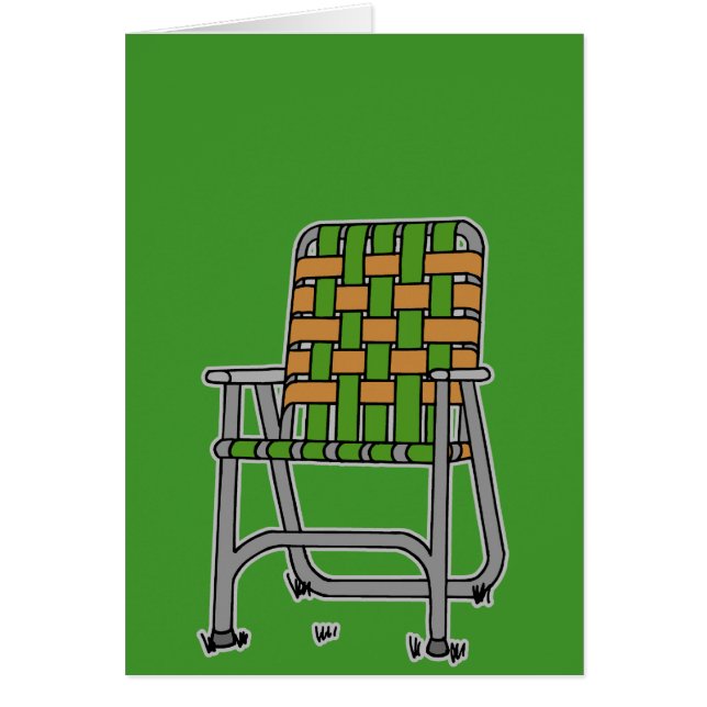 Chaise de jardin pliante (Devant)