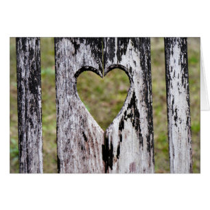 Chaise en bois sculpté du coeur Retour