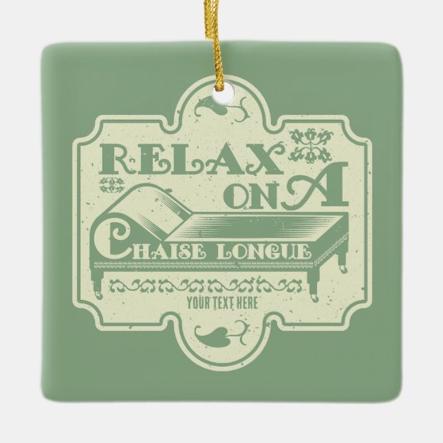 Chaise Longue Keramikornament (Vorderseite)