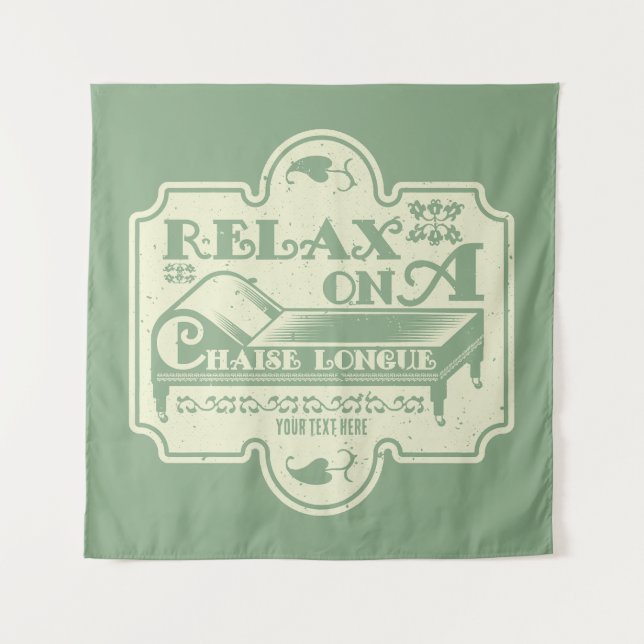 Chaise Longue Wandteppich (Vorderseite)