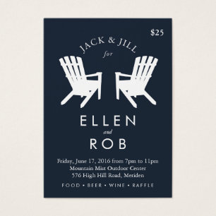 Chaise Muskoka Jack et Jill Ticket // Navy