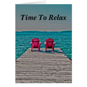 Chaises Adirondack Cottage Profitez de la vie Turq