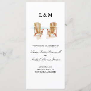 Chaises Adirondack Deux Aquarelles   Programme de 