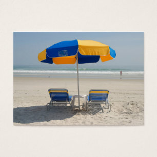 chaises de plage vides