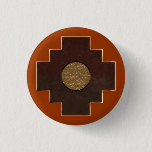 Chakana Kreuz Button