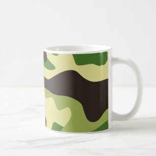 Chaki-Tarnmuster Kaffeetasse