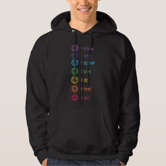 Chakra Alignment, Yoga, Meditation Spirituelle Pul Hoodie