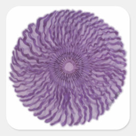 Chakra Art - #2 Quadratischer Aufkleber
