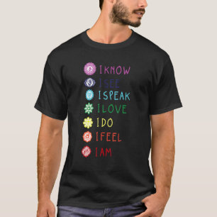 Chakra-Ausrichtung Yoga-Meditation Spirituelle Män T-Shirt