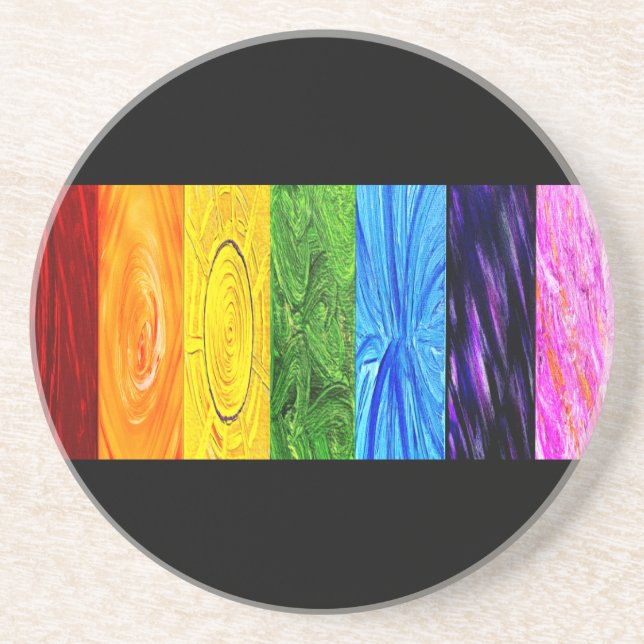 Chakra Balance Getränkeuntersetzer (Vorne)