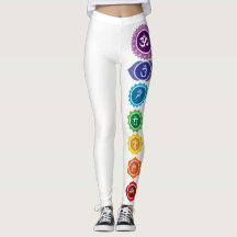 Chakra Blume der Leben-Leggings