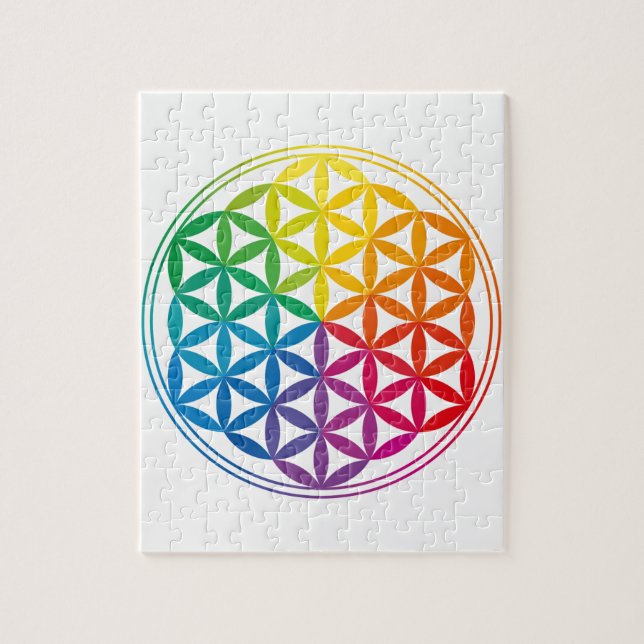 Chakra Blume des Leben-Gitters (Vertikal)