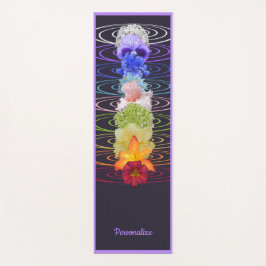Chakra-Blume für die Yoga-Medizin in Zen Namaste Yogamatte