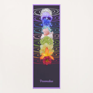 Chakra-Blume für die Yoga-Medizin in Zen Namaste Yogamatte