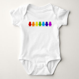 Chakra Buddies 7 Baby Strampler