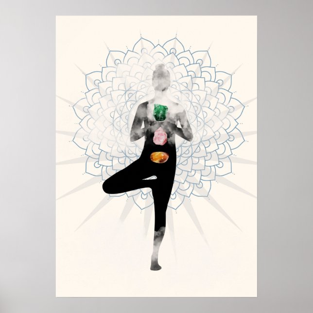 Chakra Crystals Poster (Vorne)