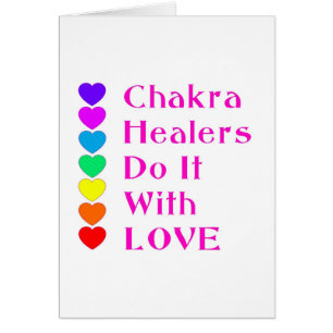 Chakra Heiler tun es mit Liebe