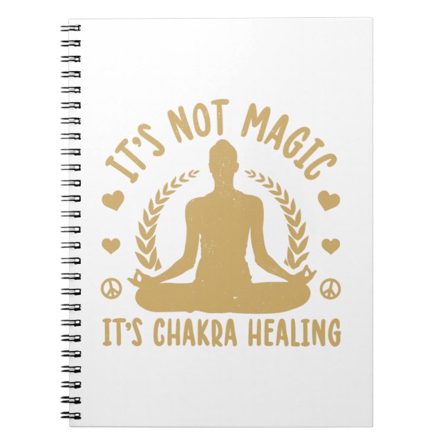 Chakra Heilmagie | Esoterische Yoga-Geschenkideen Notizblock (Vorderseite)