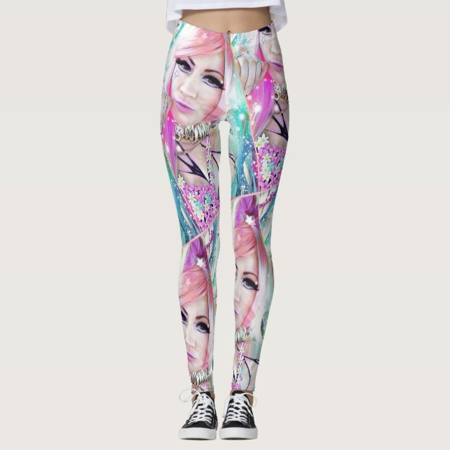 Chakra Hosen Leggings (Vorderseite)