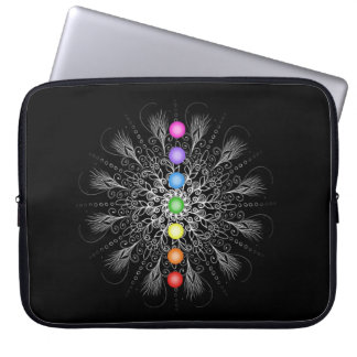 Chakra Mandala-Laptop-Hülse Laptopschutzhülle