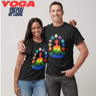 Chakra-Meditation   Spirituelle Energie Yoga T-Shirt
