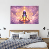 Chakra-Meditations-Leinwand-Wandkunst